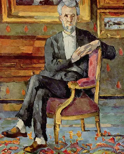 Portrait Of Victor Chocquet Seated Paul Cezanne